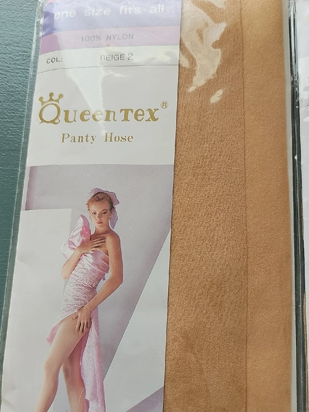3 Pair Of Panty Hose. New In Pkg. One Size 90- 170 Lbs.2 Are Queentex 1 Is Diana